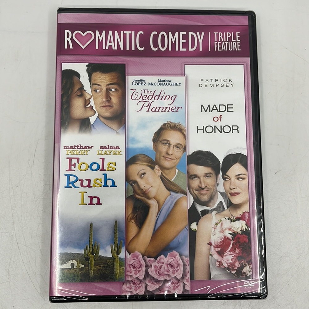 Fools Rush In / Wedding Planner / Made Of Honor Romantic Comedy Triple DVD